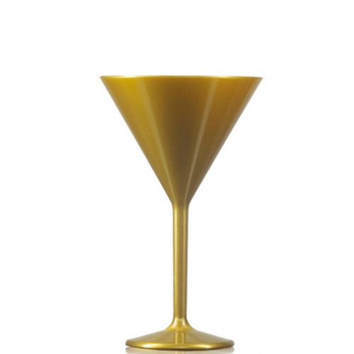 gouden Kunststof Martiniglas laten bedrukken